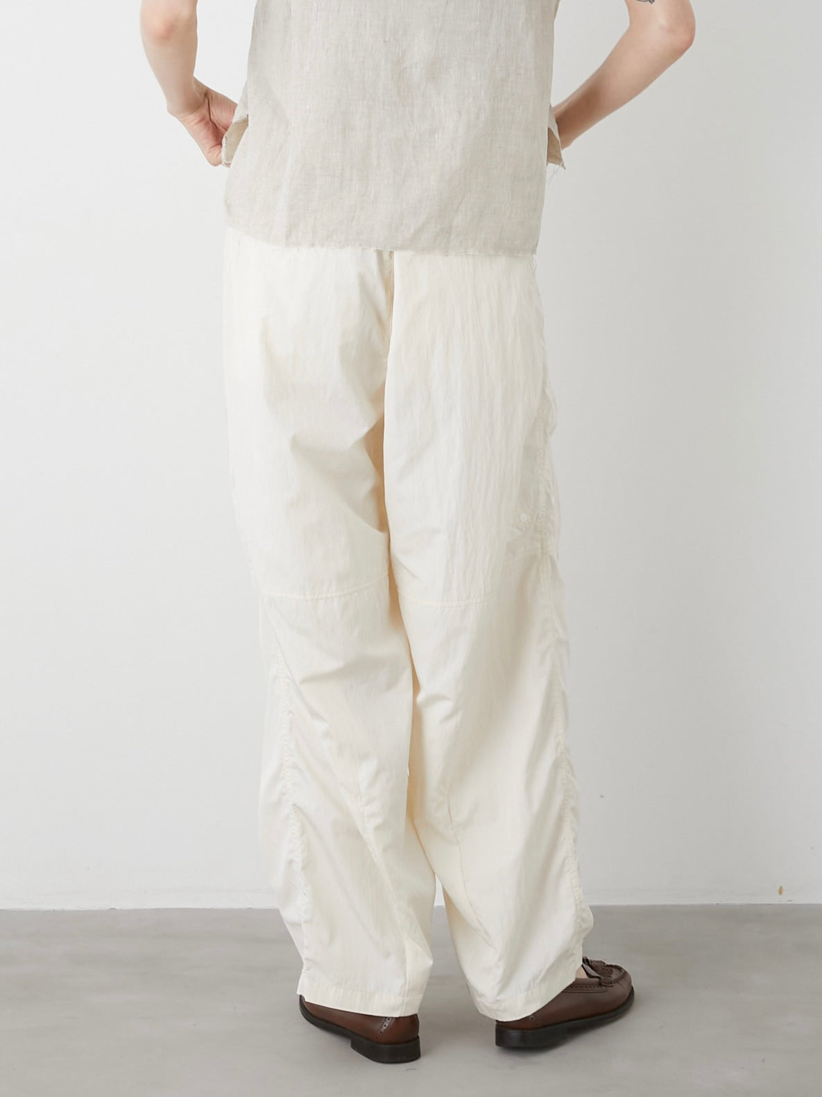 パンツ LAPEAUDEGEM puckering nylon pants puckering nylon pants – LA PEAU DE GEM