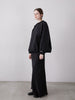 no slit satin skirt