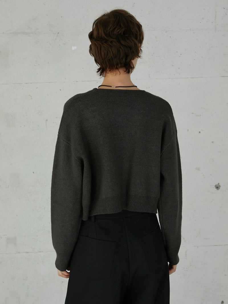 fake pocket cardigan