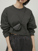 sleeve tuck cropped tee