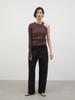 two piece sheer long tee