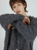 luxe shaggy cardigan