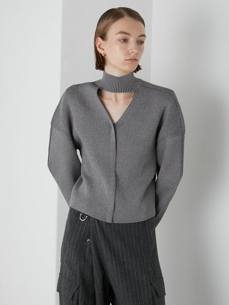 [SALE] 2way neck holder knit