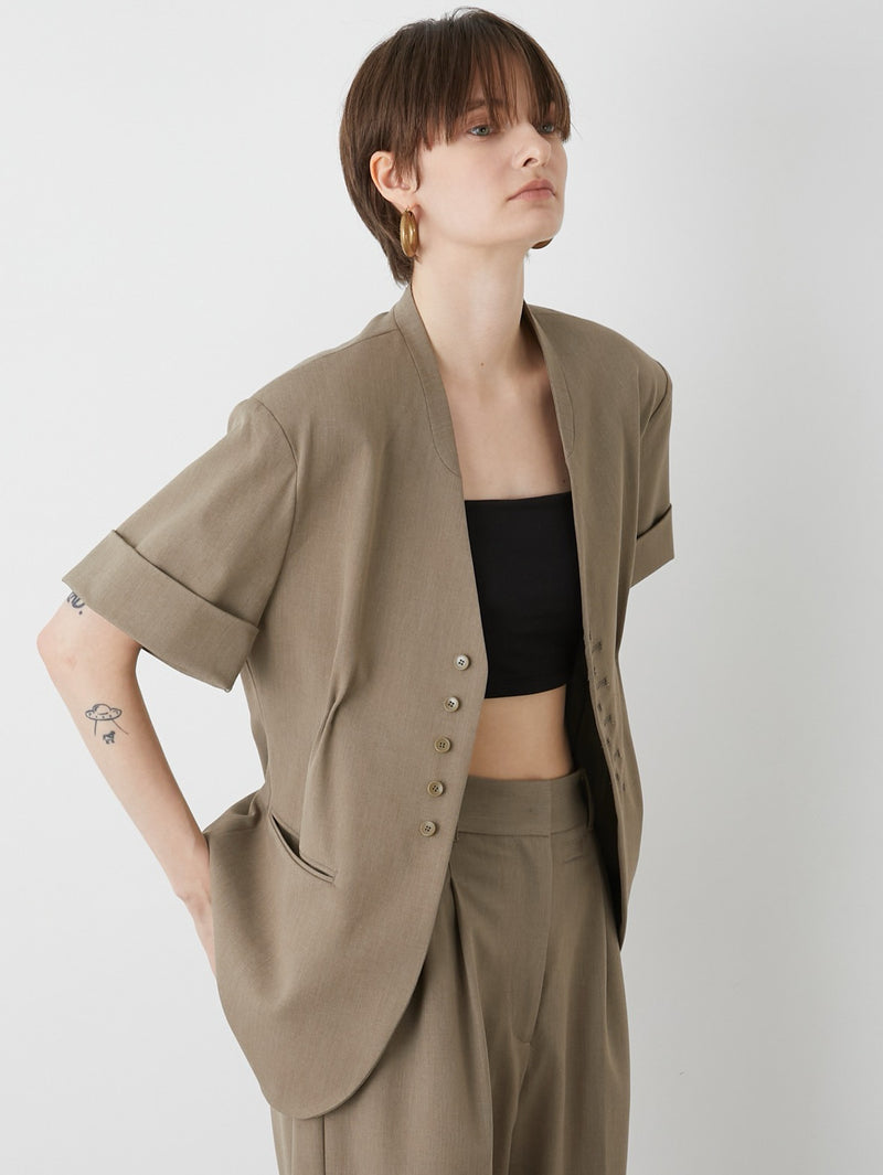 halfsleeve hole jacket