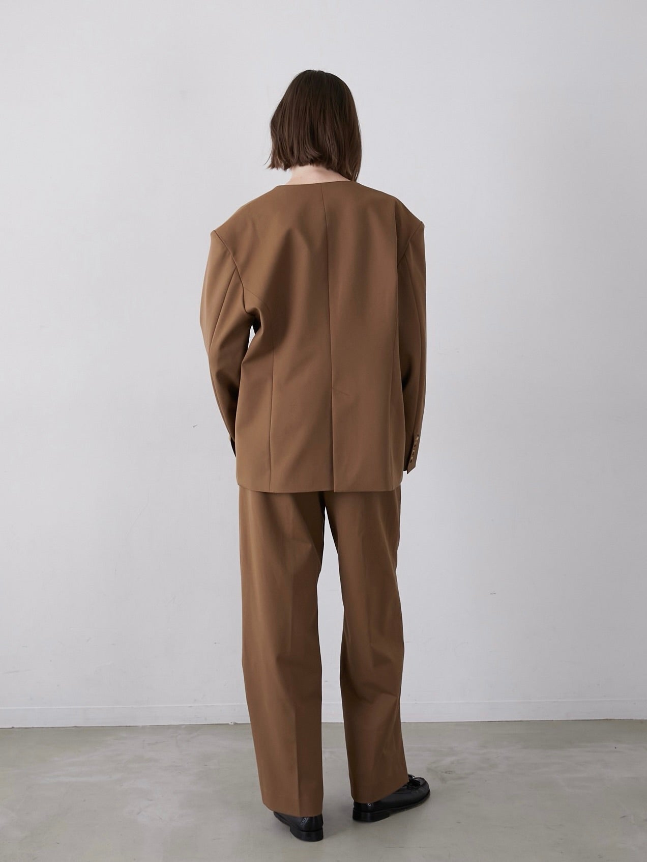 no collar hole jacket – LA PEAU DE GEM