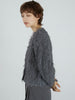 luxe shaggy cardigan