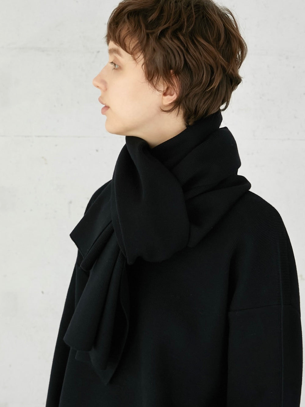 antipilling muffler(black)