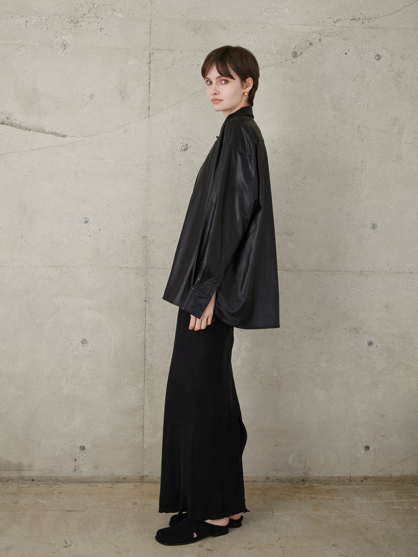 eco leather shirt – LA PEAU DE GEM