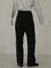 high waist straight denim pants