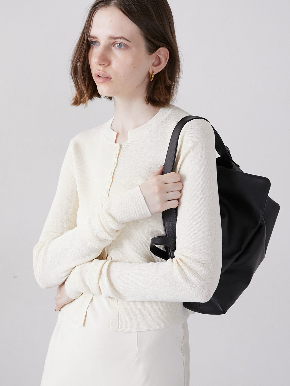 double shoulder smooth bag[smooth] – LA PEAU DE GEM