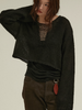 boucle knit pullover