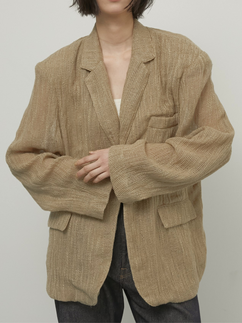 dry mesh jacket – LA PEAU DE GEM dry mesh jacket – LA PEAU DE GEM