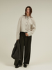 stripe cropped shirt