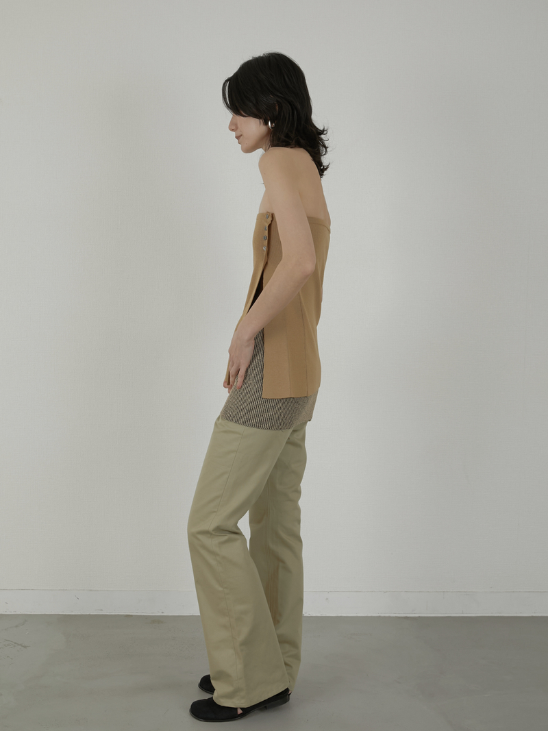 chino flare pants – LA PEAU DE GEM