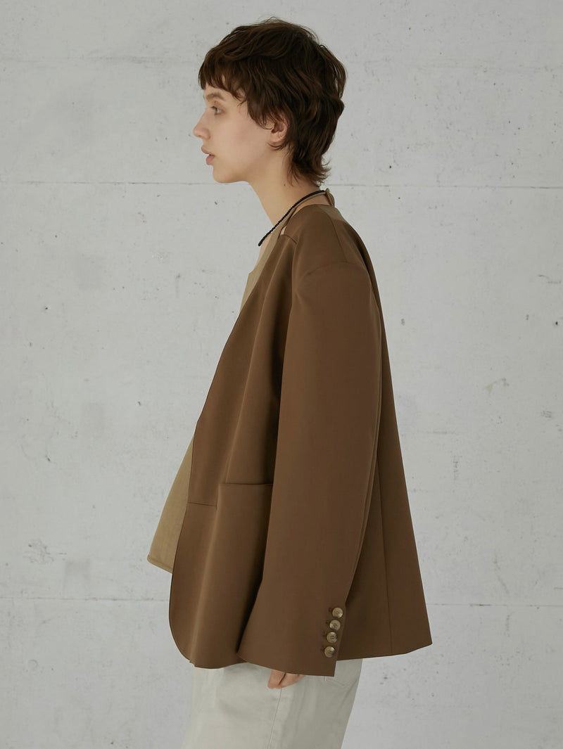 no collar hole jacket