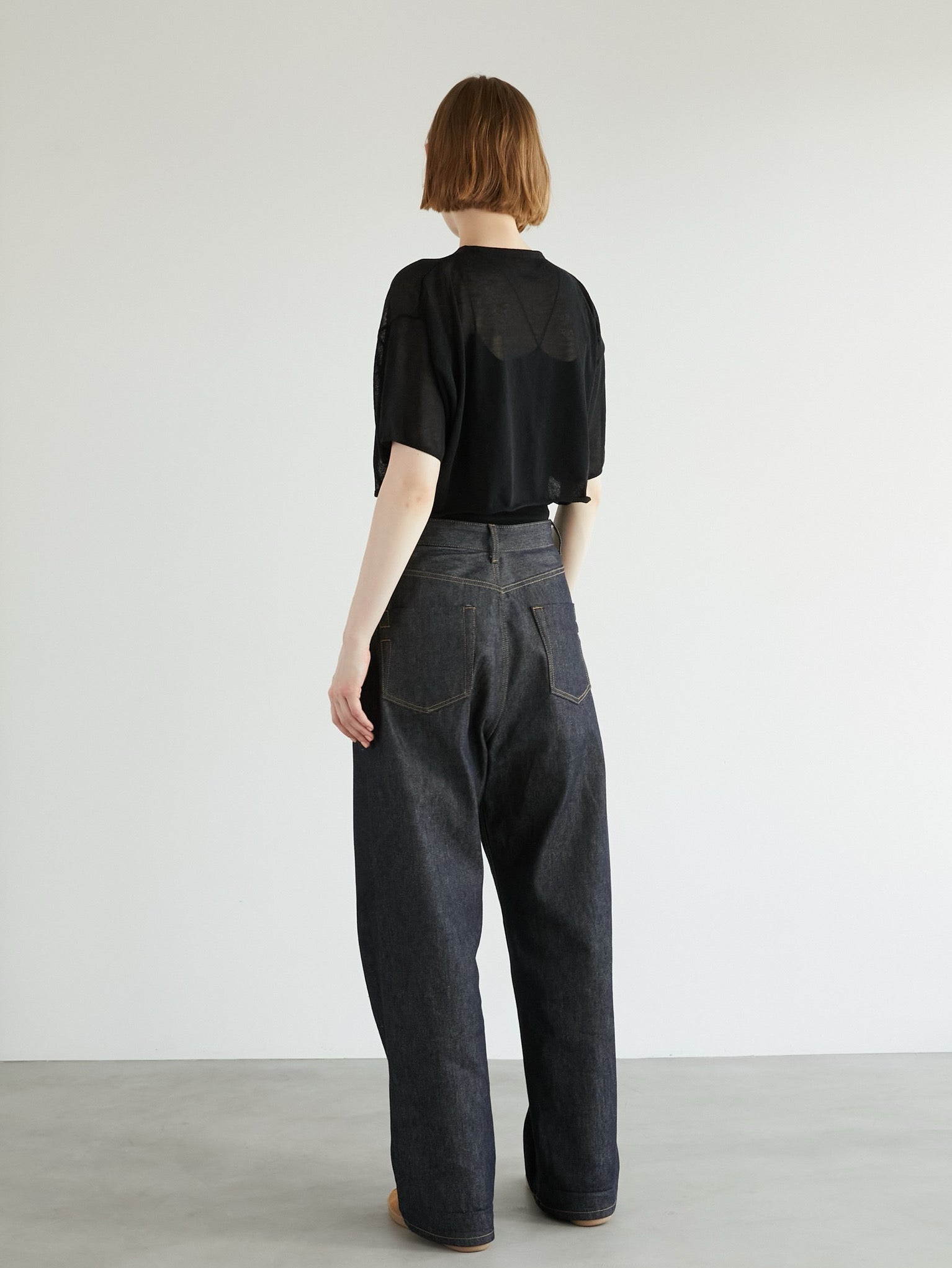 ★ホホ★ 【LA PEAU DE GEM】 クロップドレザーカーディガン ほほうさ様専用（☆ホホ様専用☆ LA PEAU DE GEM クロップド
