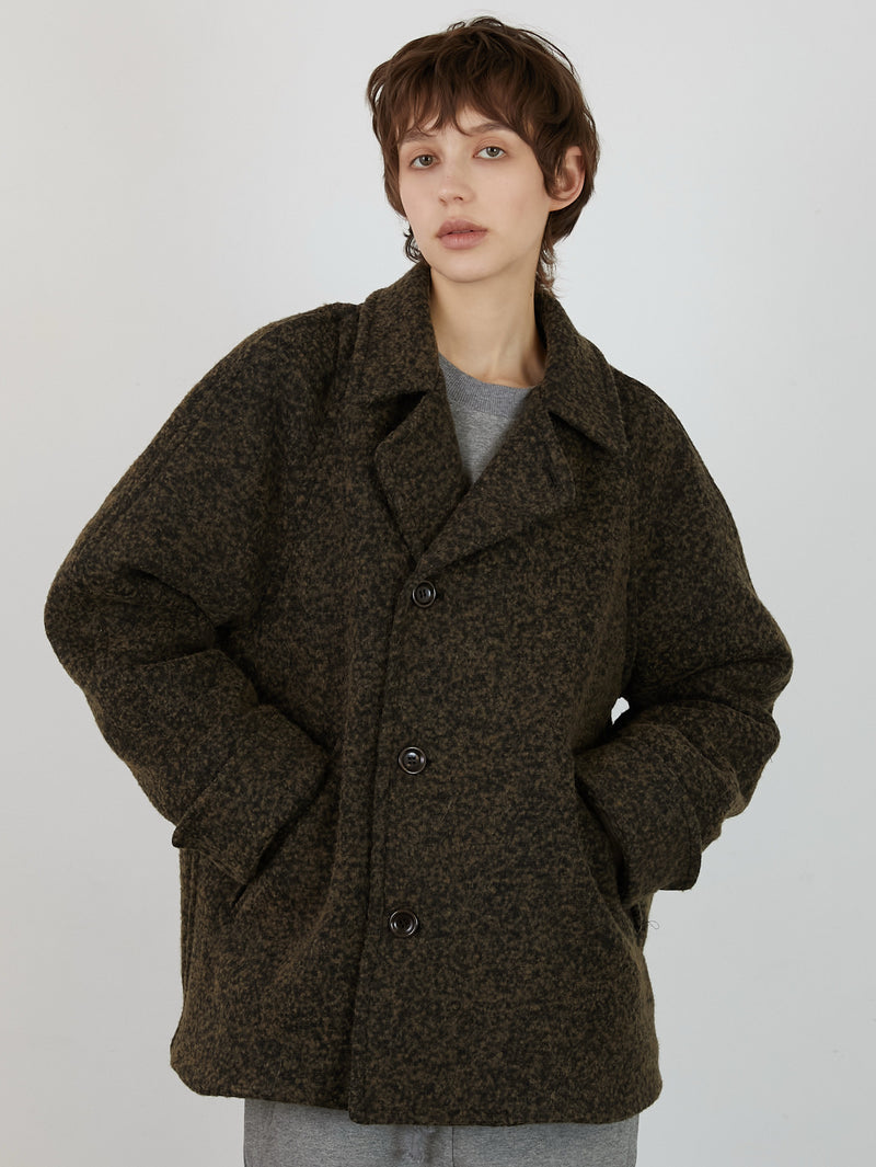 alpaca raglan coat