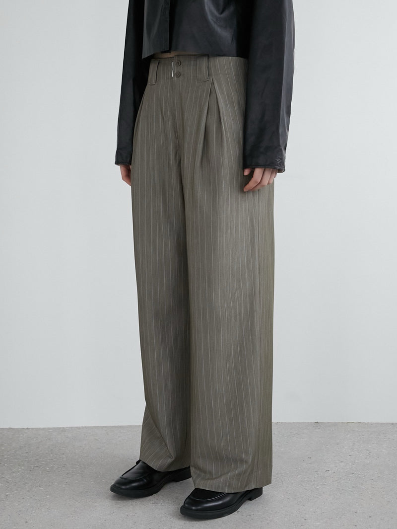 pinstripe slacks