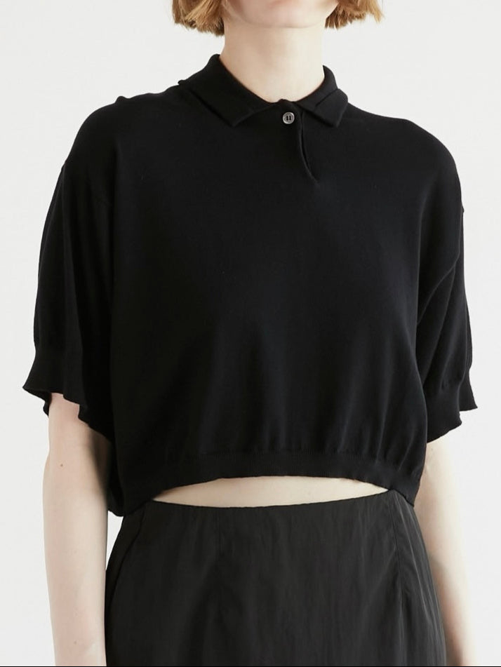halfsleeve polo knit