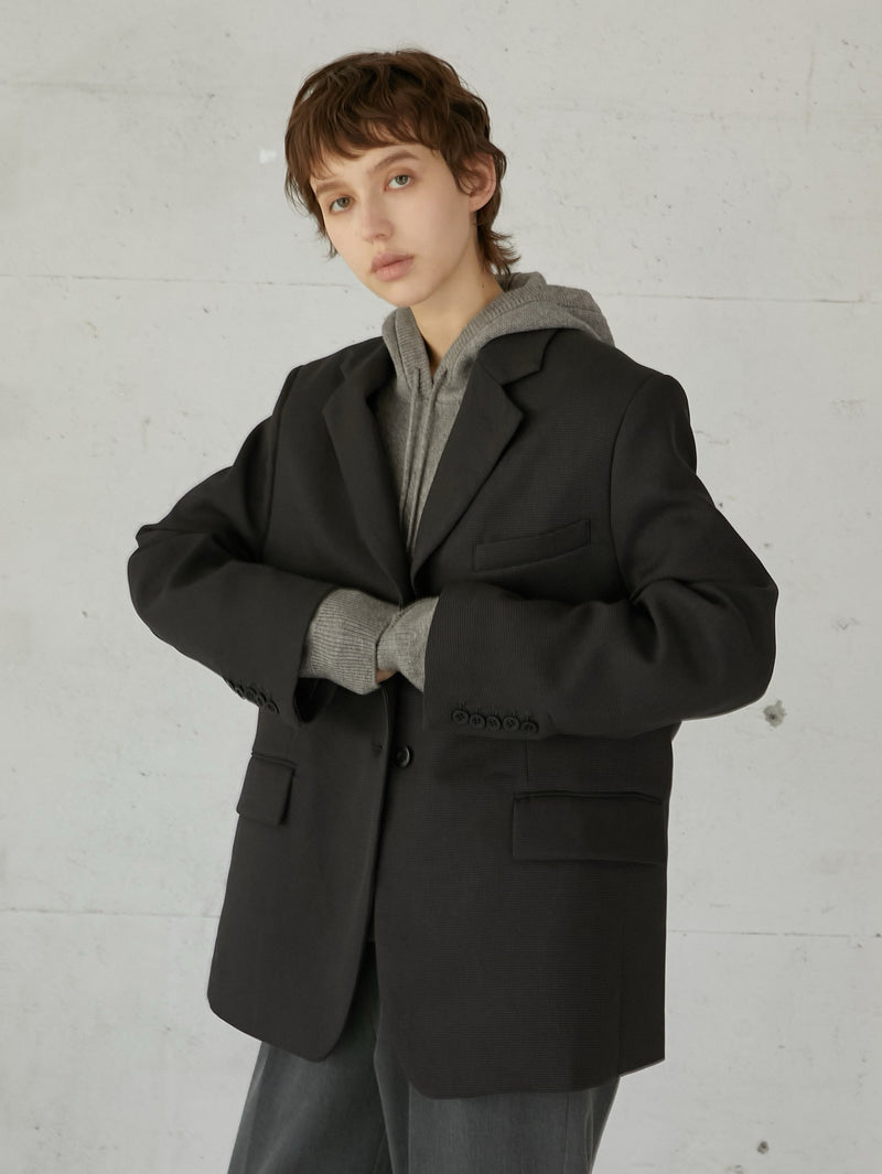 check single breasted jacket