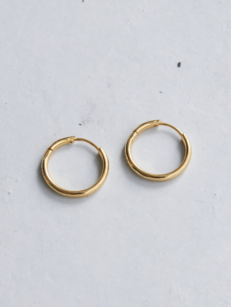 [受注]hoop earrings / gold  S