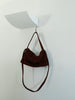 double shoulder suede bag[suede]