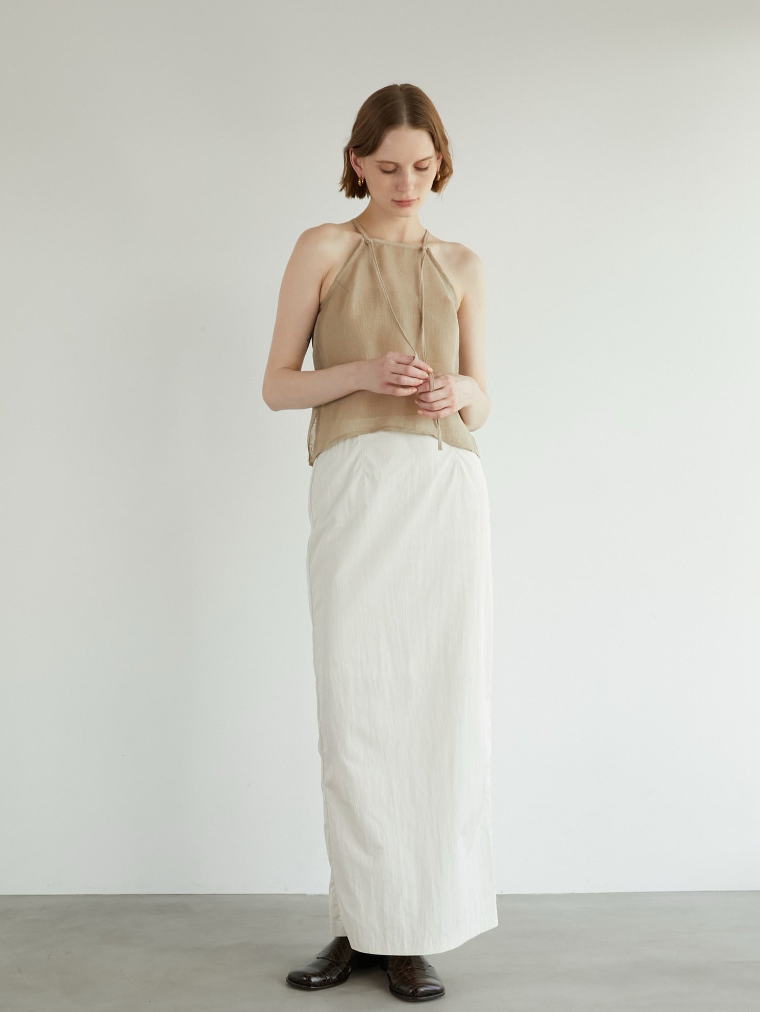 two piece linen like tops – LA PEAU DE GEM