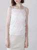 [8/21発売]two piece sheer rib tee