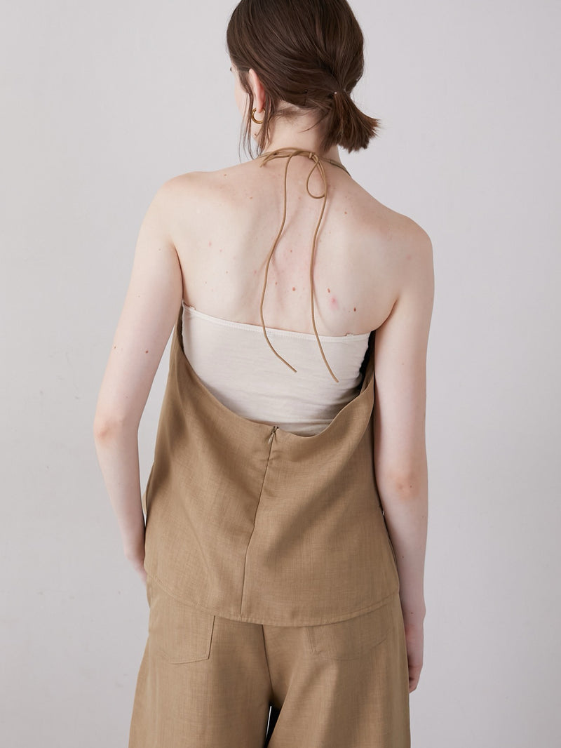 [8/21発売]backless halter neck
