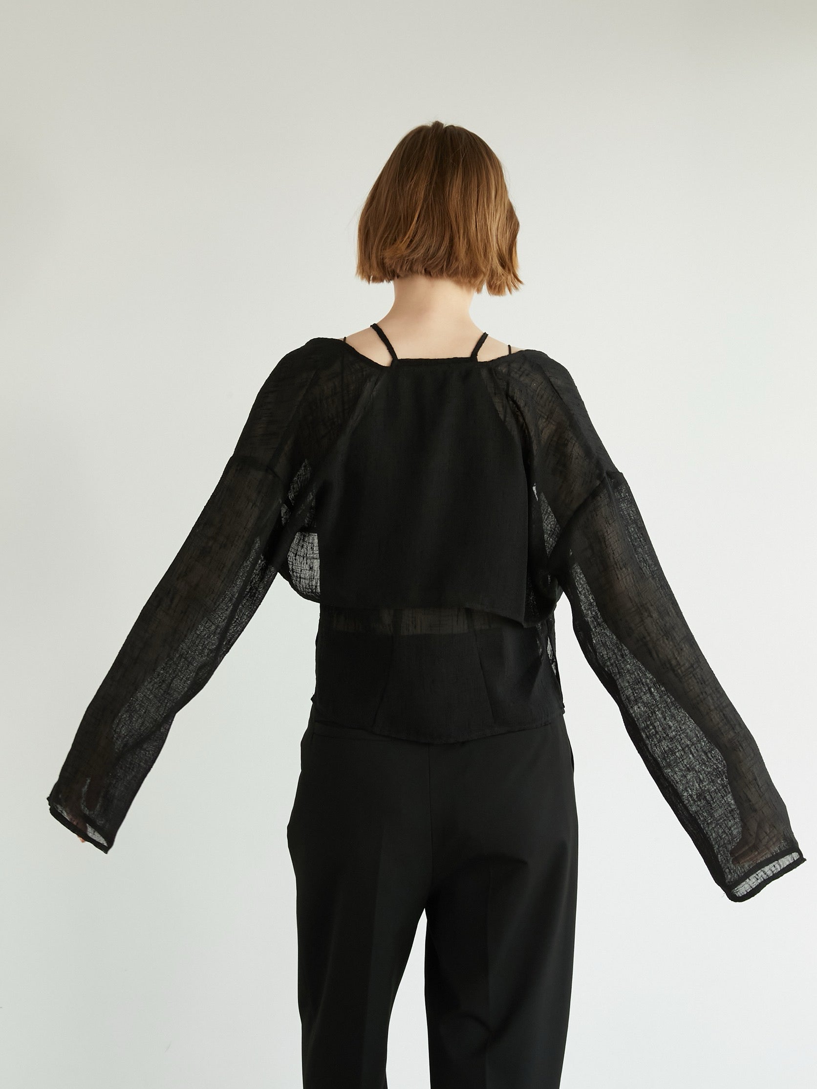 two piece linen like tops – LA PEAU DE GEM