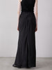 no slit satin skirt