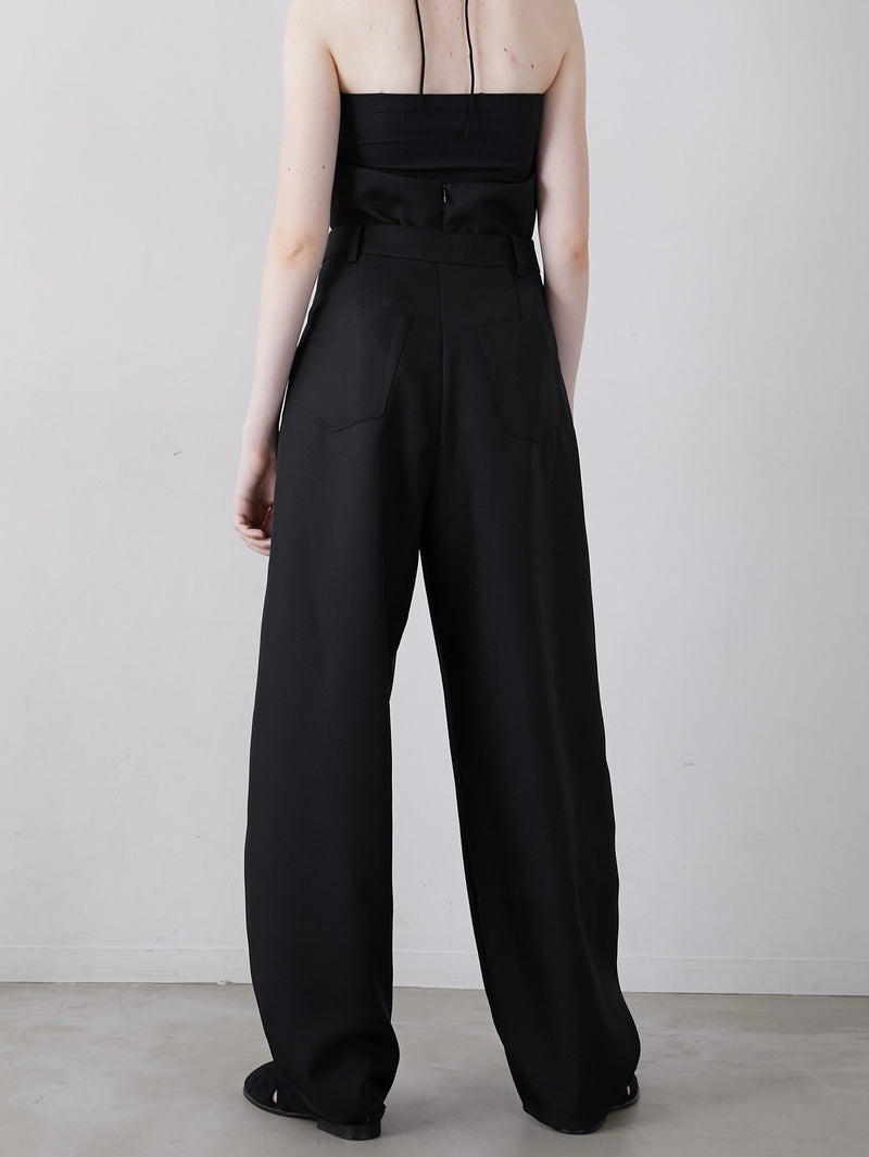 [8/21発売]wide cocoon pants