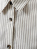 stripe cropped shirt