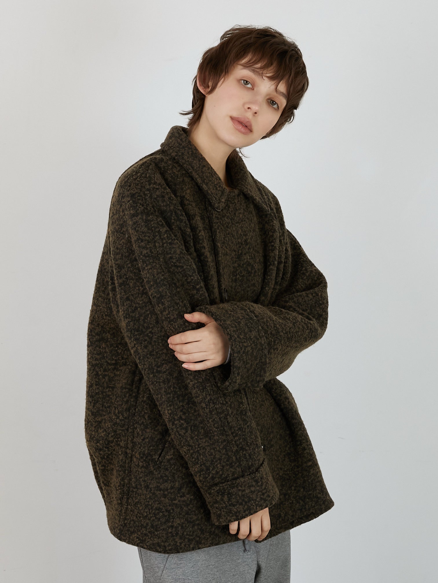 alpaca raglan coat – LA PEAU DE GEM