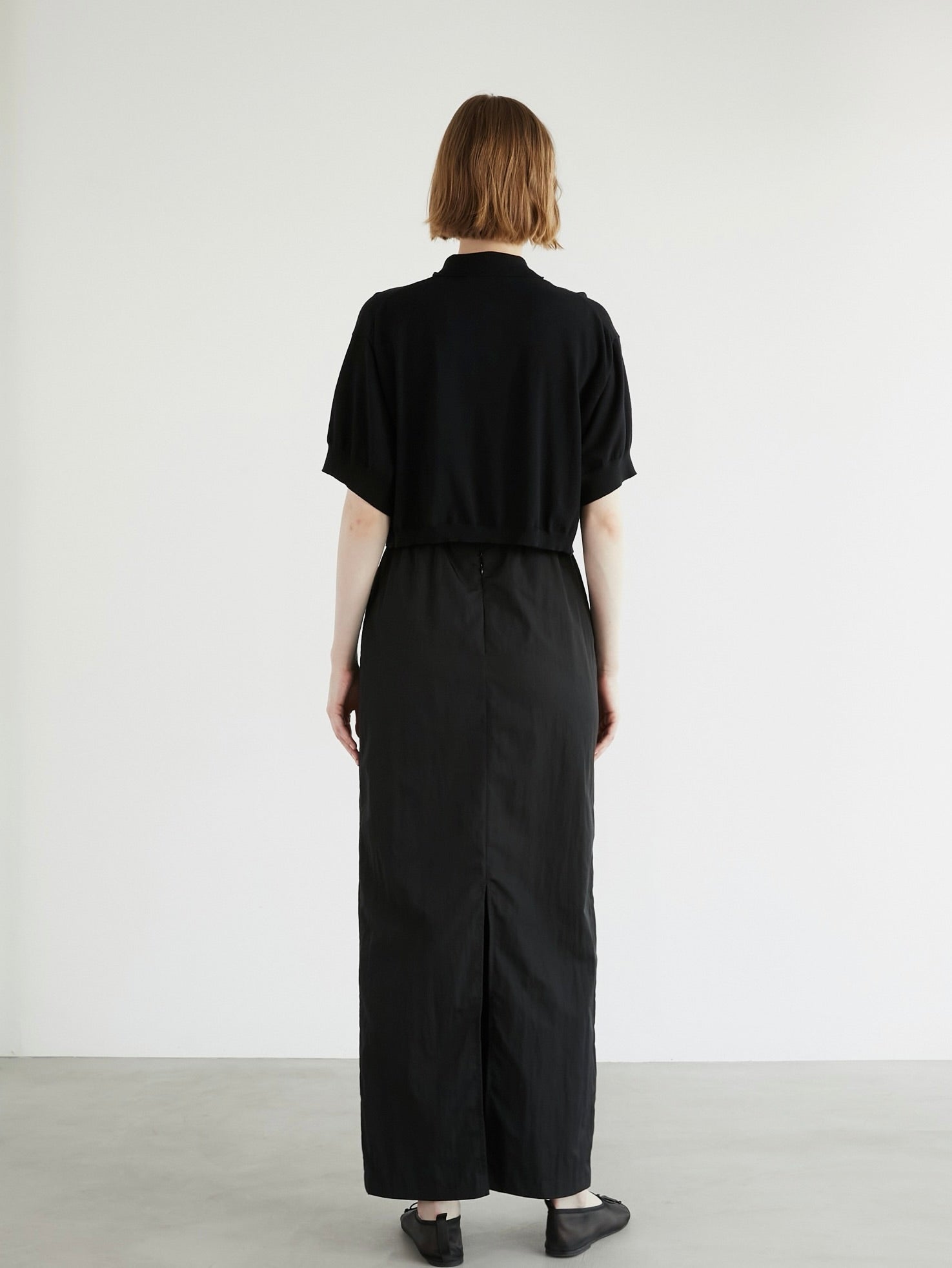 SALE]halfsleeve polo knit – LA PEAU DE GEM