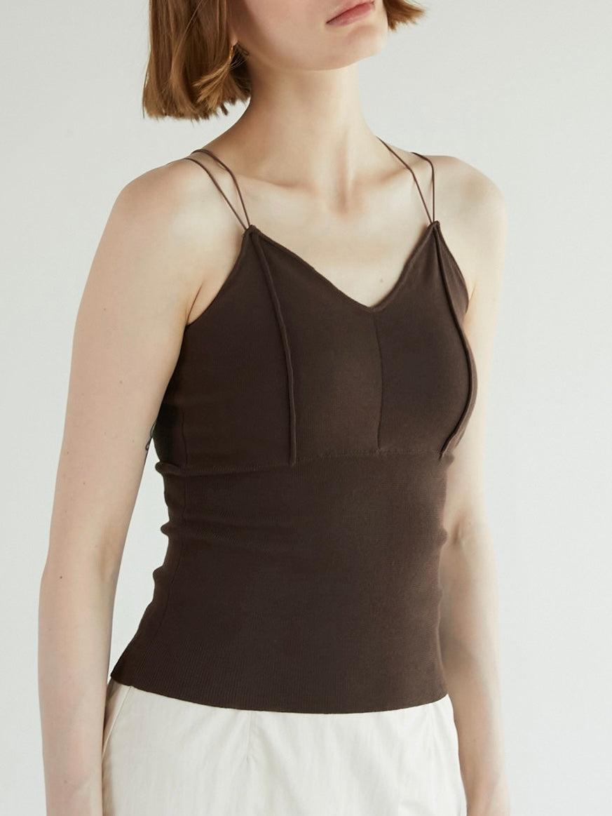 【La peau de gem. 】cup in knit cami cup in knit cami – LA PEAU DE GEM