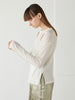 layered sheer long sleeve tee