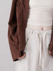 cutwork corduroy pants