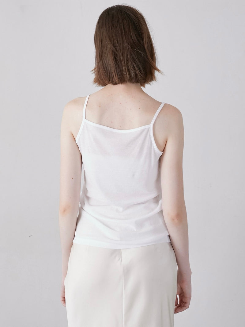 [8/21発売]two piece sheer rib tee