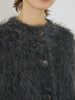 luxe shaggy knit outer