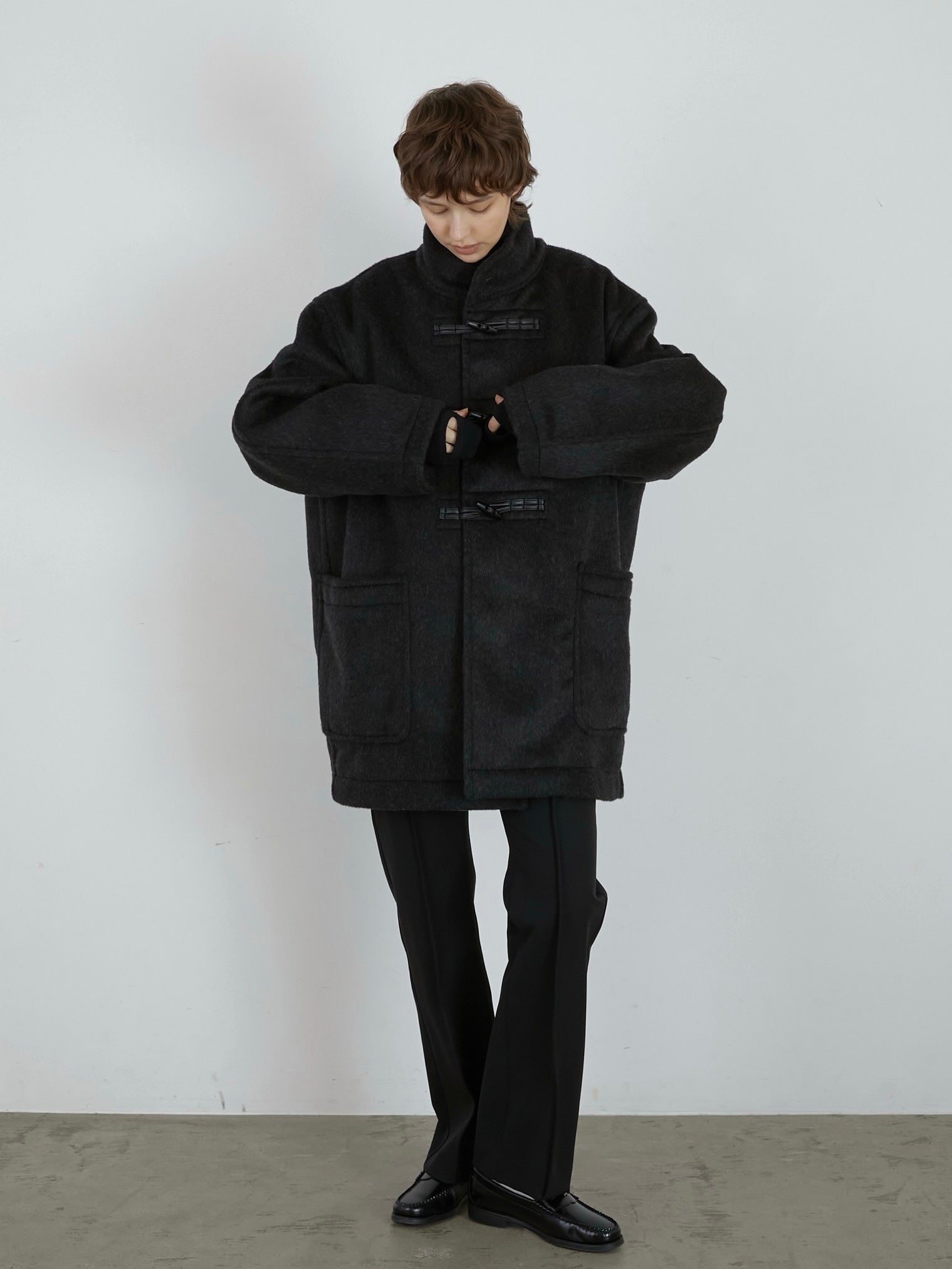 ジャケット・アウター blackbarrett duffle half coat half length mode duffle – LA PEAU DE GEM