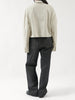 stripe cropped shirt