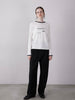 sheer print tee