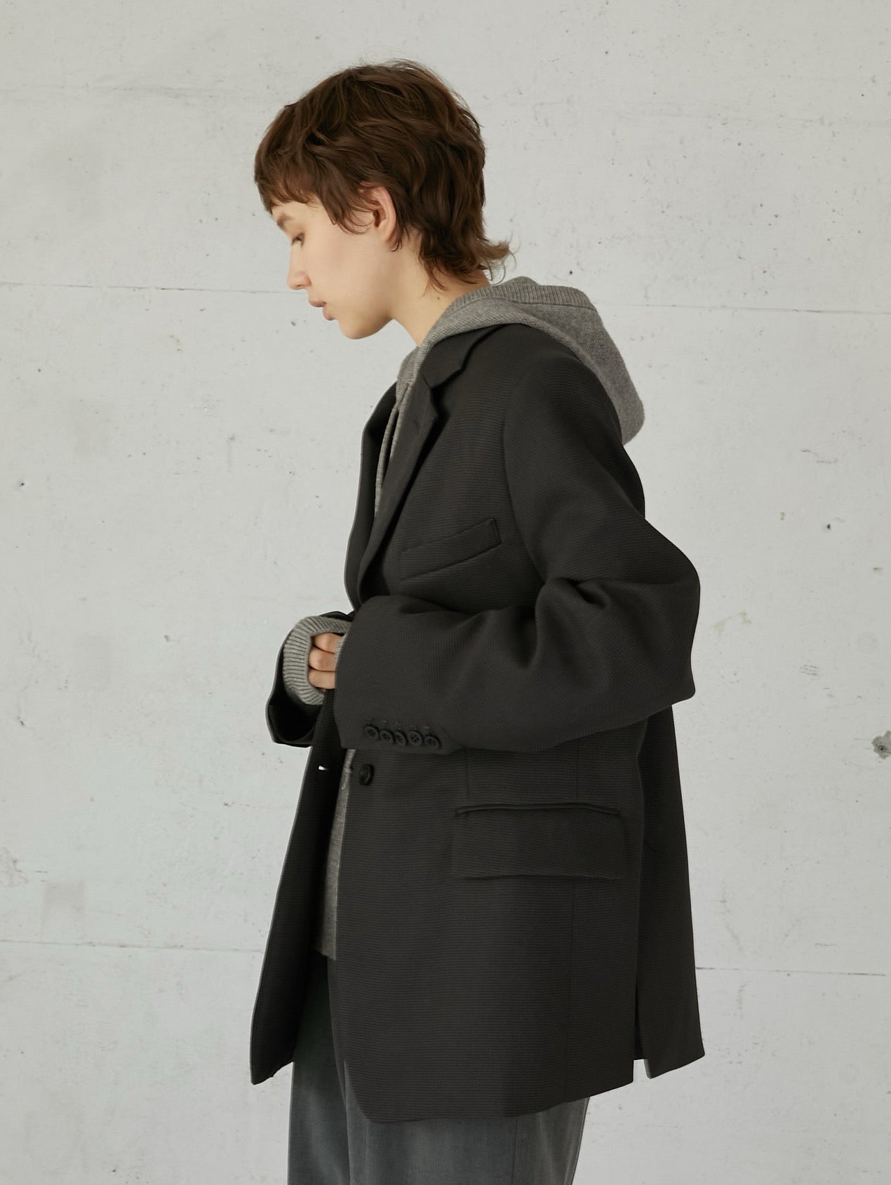 【LA PEAU DE GEM】 two piece sheer rib tee two piece sheer rib tee – LA PEAU DE GEM