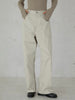 high waist straight twill pants