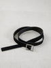 double face leather belt