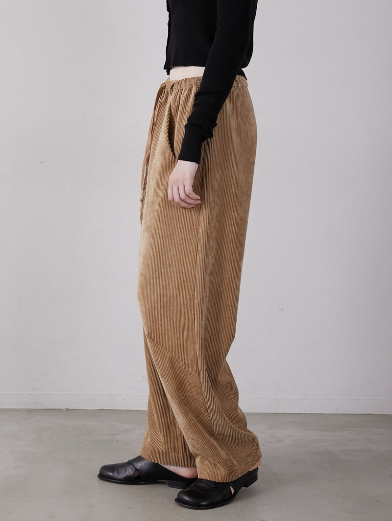cutwork corduroy pants