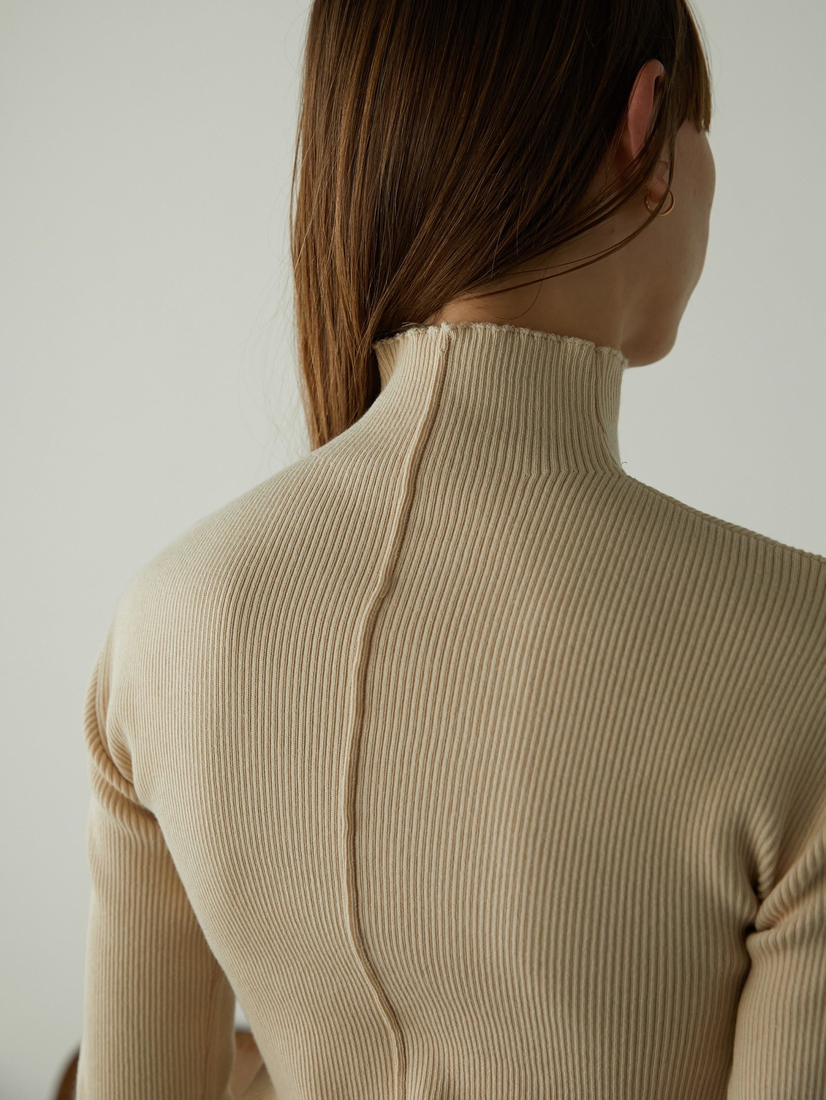 ニット/セーター LA PEAU DE GEM longsleeve turtle knit longsleeve turtle knit – LA PEAU DE GEM