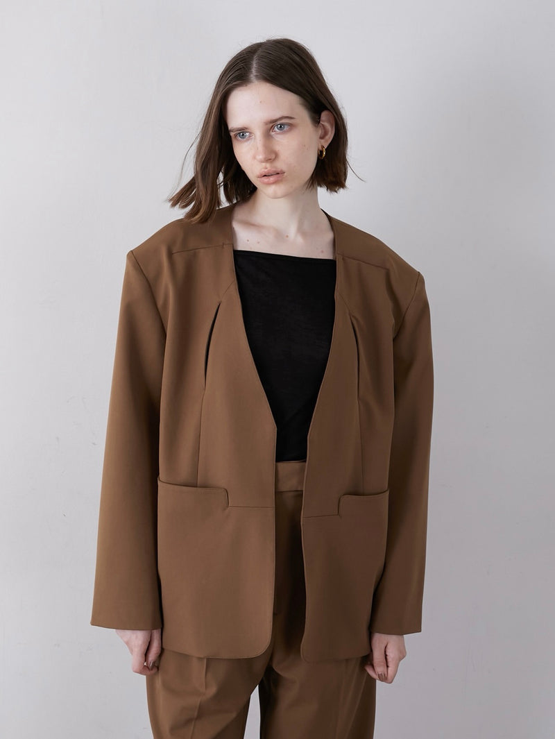 no collar hole jacket