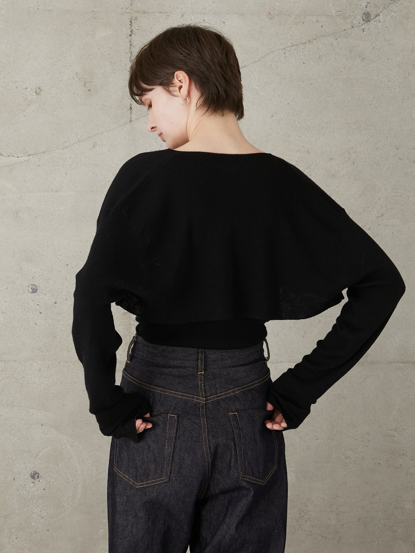 一回短時間着用 ラポドゥジェムtwo piece long cami knit LA PEAU DE GEM】two piece long cami knit/2ピースロングキャミ